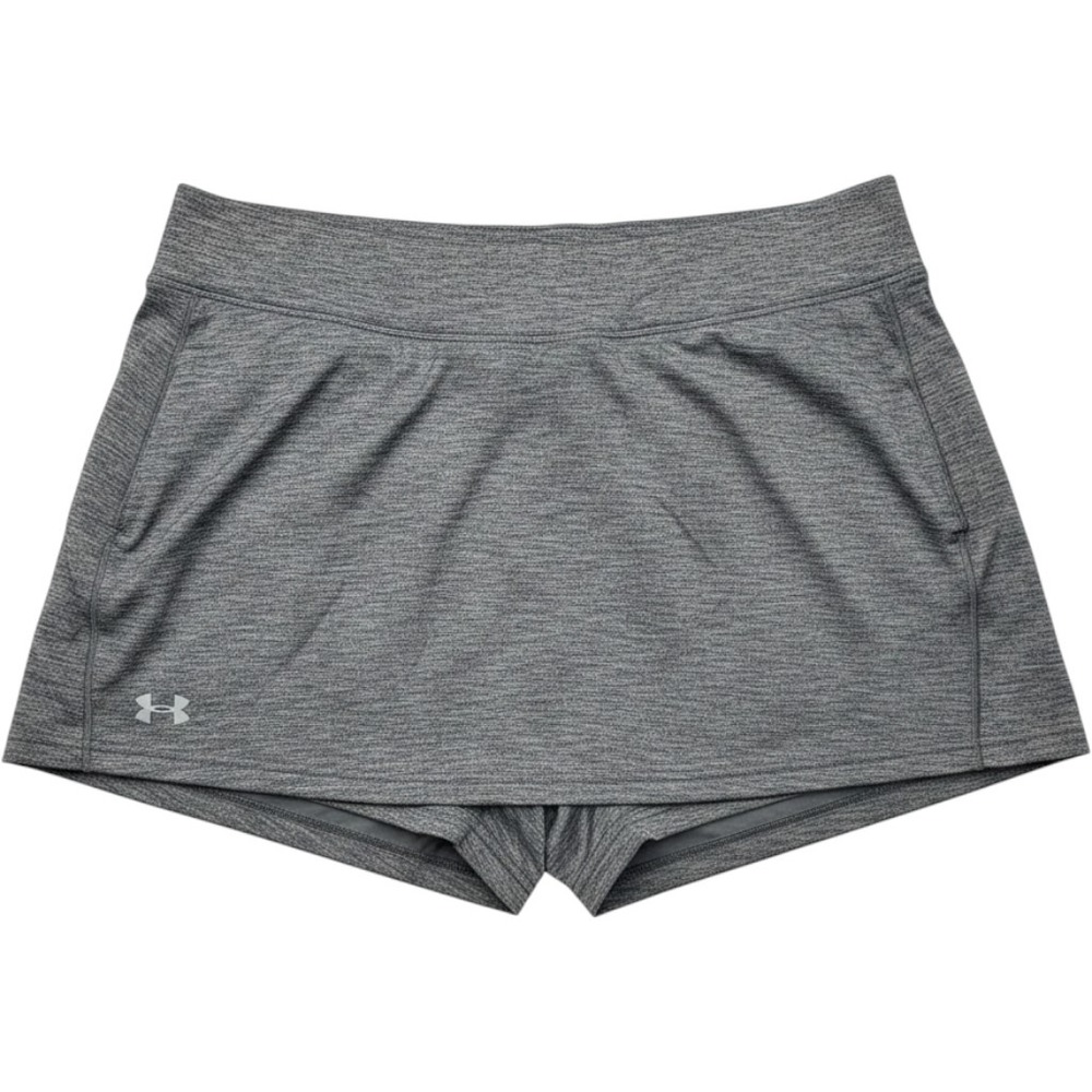 Duluth Trading Co Armachillo Womens 2XL Gray Space Dye Active Skirt w/ pocket